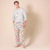 imageAmazon Essentials Disney  Marvel  Star Wars Mens Flannel Pajama Sleep SetsMarvel Holiday Bricks