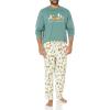 imageAmazon Essentials Disney  Marvel  Star Wars Mens Flannel Pajama Sleep SetsPooh Holiday Forest  Mens