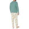 imageAmazon Essentials Disney  Marvel  Star Wars Mens Flannel Pajama Sleep SetsPooh Holiday Forest  Mens