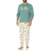 imageAmazon Essentials Disney  Marvel  Star Wars Mens Flannel Pajama Sleep SetsPooh Holiday Forest  Mens