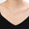imageAmazon Essentials Disney Cubic Zirconia Mickey Mouse Pendant Necklace Silver 16quot  2quot Extender