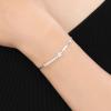 imageAmazon Essentials Disney Plated Cubic Zirconia Lilo ampamp Stitch Hibiscus Flower Charm Herringbone Chain Bracelet