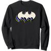 imageAmazon Essentials DC Comics Batman 3D Bat Logo SweatshirtBlack
