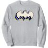 imageAmazon Essentials DC Comics Batman 3D Bat Logo SweatshirtHeather Grey