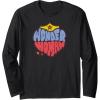 imageAmazon Essentials DC Comics Wonder Woman Heart Shaped Logo Long Sleeve TShirtBlack