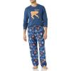 imageAmazon Essentials Disney  Marvel  Star Wars Mens Flannel Pajama Sleep SetsMarvel Captain America