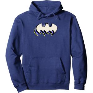 imageAmazon Essentials DC Comics Batman 3D Bat Logo Pullover HoodieNavy Blue