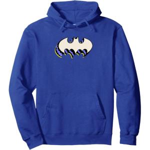imageAmazon Essentials DC Comics Batman 3D Bat Logo Pullover HoodieRoyal Blue