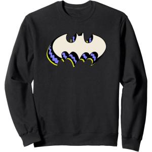 imageAmazon Essentials DC Comics Batman 3D Bat Logo SweatshirtBlack
