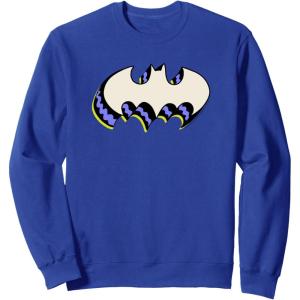 imageAmazon Essentials DC Comics Batman 3D Bat Logo SweatshirtRoyal Blue