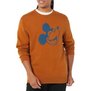 imageAmazon Essentials Disney  Marvel  Star Wars Mens Crew SweatersHappy Mickey