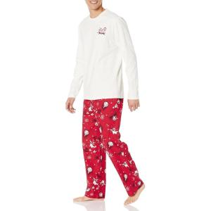 imageAmazon Essentials Disney  Marvel  Star Wars Mens Flannel Pajama Sleep SetsNightmare Valentine  Mens