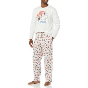 imageAmazon Essentials Disney  Marvel  Star Wars Mens Flannel Pajama Sleep SetsStar Wars Mando Winter  Mens