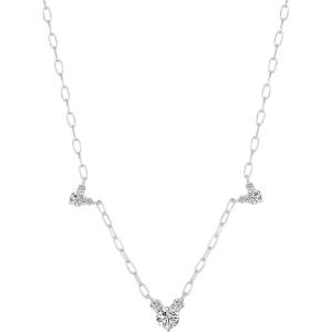 imageAmazon Essentials Disney Cubic Zirconia Mickey Mouse Pendant Necklace Silver 16quot  2quot Extender
