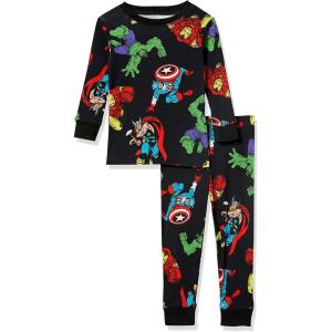 imageAmazon Essentials Marvel Boys and Toddlers SnugFit Pajama Sleep Sets 3PieceMarvel Avengers