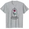 imageAmazon Essentials Boys Princess Belle Beauty and the Beast Quote TShirt White SmallHeather Grey