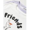imageAmazon Essentials Disney  Marvel  Star Wars  Frozen  Princess Girls and Toddlers LongSleeve TShirts Pack of 2Frozen Friends