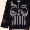 imageAmazon Essentials Disney  Marvel  Star Wars Boys and Toddlers Lightweight Hooded LongSleeve TShirts Pack of 2Star Wars Vader