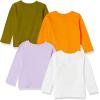 imageAmazon Essentials Disney  Marvel  Star Wars Boys and Toddlers LongSleeve TShirts Previously Spotted Zebra Pack of 4Mickey Vibes