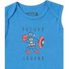 imageAmazon Essentials Disney  Marvel  Star Wars Unisex Babies Sleeveless Bodysuits Pack of 6Multicolor Marvel Friends