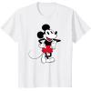 imageAmazon Essentials Disney Mens Standing and Smiling Retro Mickey TShirt White SmallWhite