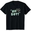 imageAmazon Essentials Mens Mickey Oh Boy TShirt Black SmallBlack