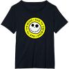 imageAmazon Essentials Mens Nightmare Before Christmas Jack Circle Rad To The Bone TShirt Black Graphic Print SmallBlack