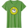 imageAmazon Essentials Mens Nightmare Before Christmas Jack Circle Rad To The Bone TShirt Black Graphic Print SmallGrass Green