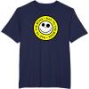 imageAmazon Essentials Mens Nightmare Before Christmas Jack Circle Rad To The Bone TShirt Black Graphic Print SmallNavy Blue