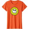 imageAmazon Essentials Mens Nightmare Before Christmas Jack Circle Rad To The Bone TShirt Black Graphic Print SmallOrange