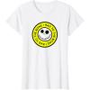 imageAmazon Essentials Mens Nightmare Before Christmas Jack Circle Rad To The Bone TShirt Black Graphic Print SmallWhite