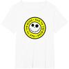 imageAmazon Essentials Mens Nightmare Before Christmas Jack Circle Rad To The Bone TShirt Black Graphic Print SmallWhite