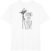 imageAmazon Essentials Mens Nightmare Before Christmas Jack Living My Best Life Graphic TShirt White SmallWhite