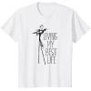 imageAmazon Essentials Mens Nightmare Before Christmas Jack Living My Best Life Graphic TShirt White SmallWhite