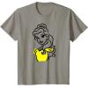 imageAmazon Essentials Mens Princess Belle Linework Portrait TShirt White SmallSlate Grey