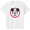 imageAmazon Essentials Mens Smiling Mickey in Red Circle TShirt White SmallWhite