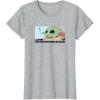 imageAmazon Essentials Mens The Mandalorian Sad Grogu Wants Snacks TShirt Grey SmallHeather Grey
