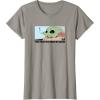 imageAmazon Essentials Mens The Mandalorian Sad Grogu Wants Snacks TShirt Grey SmallSlate Grey