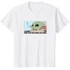 imageAmazon Essentials Mens The Mandalorian Sad Grogu Wants Snacks TShirt Grey SmallWhite