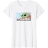 imageAmazon Essentials Mens The Mandalorian Sad Grogu Wants Snacks TShirt Grey SmallWhite