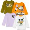 imageAmazon Essentials Disney  Marvel  Star Wars Boys and Toddlers LongSleeve TShirts Previously Spotted Zebra Pack of 4Mickey Vibes
