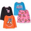 imageAmazon Essentials Disney  Marvel  Star Wars Girls and Toddlers LongSleeve TShirts Previously Spotted Zebra Pack of 4Marvel Spiderman