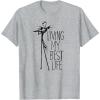 imageAmazon Essentials Mens Nightmare Before Christmas Jack Living My Best Life Graphic TShirt White SmallHeather Grey