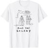 imageAmazon Essentials Mens Vader Rule The Galaxy Scene TShirt White SmallWhite