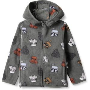 imageAmazon Essentials Disney  Marvel  Star Wars Boys and Toddlers Polar Fleece FullZip Hooded JacketStar Wars Vader