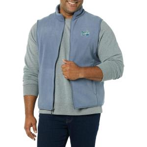 imageAmazon Essentials Disney  Marvel  Star Wars Mens Polar Fleece VestsMarvel Comic Logo