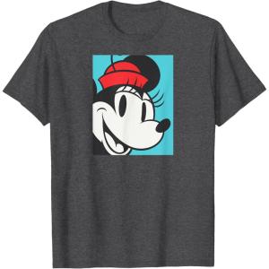 imageAmazon Essentials Mens Minnie Boxed Portrait TShirt Black SmallDark Heather Grey