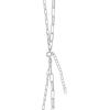 imageAmazon Essentials 14K Gold Plated Layered 2 Row Chain NecklaceSilver