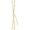 imageAmazon Essentials 14K Gold Plated Layered 2 Row Chain NecklaceYellow Gold