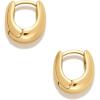 imageAmazon Essentials 14K Gold or Sterling Silver Plated Teardrop Huggie Hoop 12mmYellow Gold